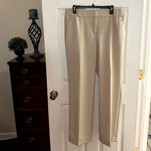 NEW CATO Mid Rise StretchKhaki Flat Front Straight Leg Dress Pants Size 14
